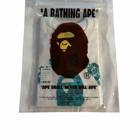 BAPE x Van Gogh Museum Ape Head Canvas Art VI Tee White (Limited Edition) S - Picture 3 of 5